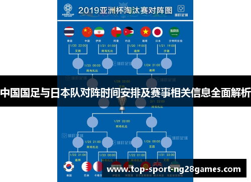 中国国足与日本队对阵时间安排及赛事相关信息全面解析