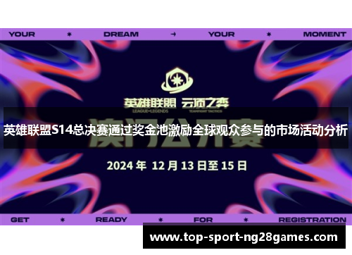 英雄联盟S14总决赛通过奖金池激励全球观众参与的市场活动分析